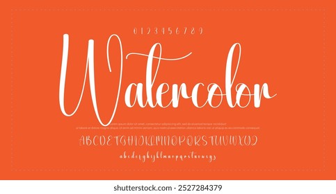 Signature Font Calligraphy Logotype Script Brush Font Type Font lettering handwritten
