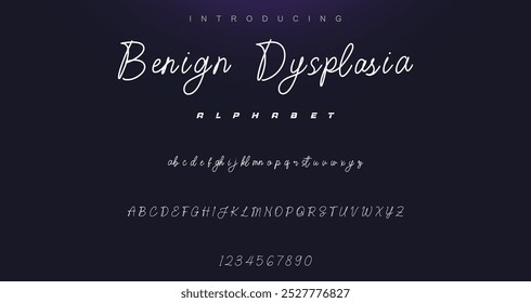 signature Font Calligraphy Logotype Script Brush Font Type Font lettering handwritten