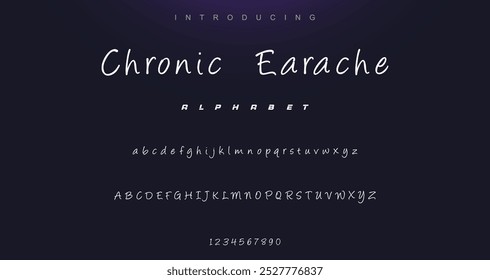 signature Font Calligraphy Logotype Script Brush Font Type Font lettering handwritten