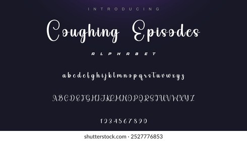 signature Font Calligraphy Logotype Script Brush Font Type Font lettering handwritten