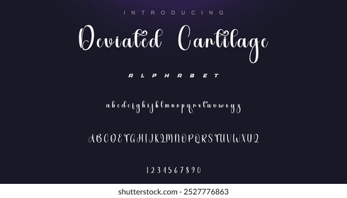 signature Font Calligraphy Logotype Script Brush Font Type Font lettering handwritten