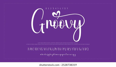 Signature Font Calligraphy Logotype Script Font Type Font lettering handwritten