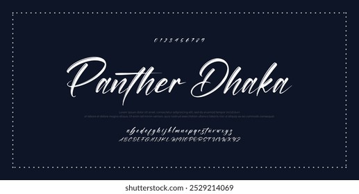 Signature Font Calligraphy Logotype Script Font Type Font lettering handwritten