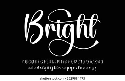 firma Caligrafía de fuentes Logotipo Script Pincel Tipo de fuente Letras de fuentes escritas a mano