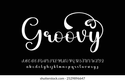 signature Font Calligraphy Logotype Script Brush Font Type Font lettering handwritten