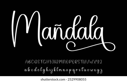 Signature Font Calligraphy Logotype Script Brush Font Type Font lettering handwritten