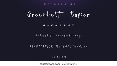 signature Font Calligraphy Logotype Script Brush Font Type Font lettering handwritten