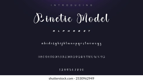 signature Font Calligraphy Logotype Script Brush Font Type Font lettering handwritten