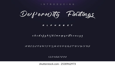 signature Font Calligraphy Logotype Script Brush Font Type Font lettering handwritten