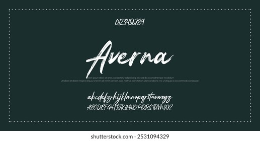 signature Font Calligraphy Logotype Script Brush Font Type Font lettering handwritten