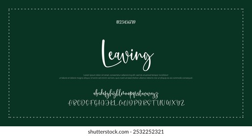 Signature Font Calligraphy Logotype Script Font Type Font lettering handwritten