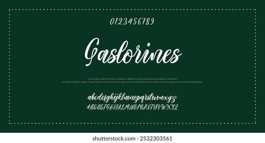 Signature Font Calligraphy Logotype Script Font Type Font lettering handwritten