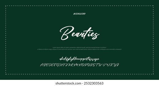 Signature Font Calligraphy Logotype Script Font Type Font lettering handwritten