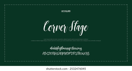 Signature Font Calligraphy Logotype Script Font Type Font lettering handwritten