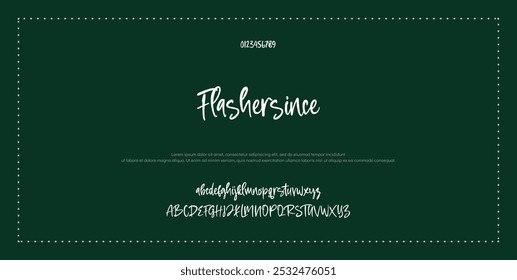 Signature Font Kalligrafie Logotyp Skript Schriftart Schriftart Schriftart handschriftlich