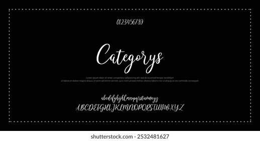 Signature Font Calligraphy Logotype Script Font Type Font lettering handwritten