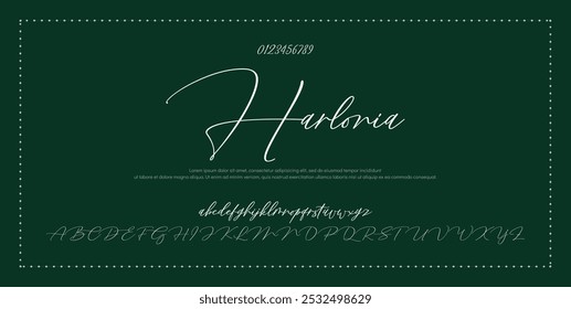 Signature Font Calligraphy Logotype Script Font Type Font lettering handwritten