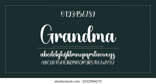 Signature Font Calligraphy Logotype Script Font Type Font lettering handwritten