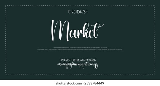 Signature Font Calligraphy Logotype Script Font Type Font lettering handwritten