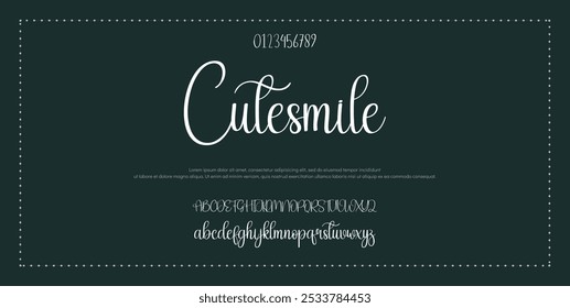 Signature Font Calligraphy Logotype Script Font Type Font lettering handwritten