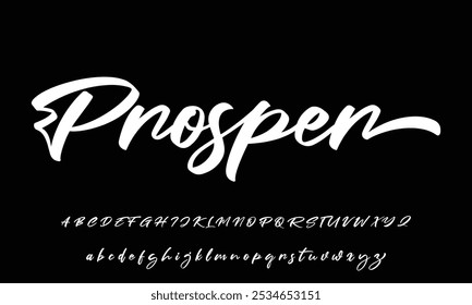 Signatur Schriftart Kalligrafie Logotyp Skript Pinsel Schriftart Schriftart Schriftart handschriftlich