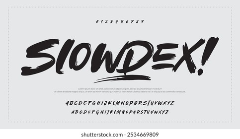 signature Font Calligraphy Logotype Script Brush Font Type Font lettering handwritten