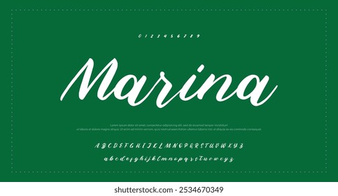 signature Font Calligraphy Logotype Script Brush Font Type Font lettering handwritten