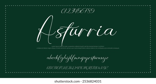 Signature Font Calligraphy Logotype Script Font Type Font lettering handwritten
