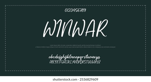 Signature Font Calligraphy Logotype Script Font Type Font lettering handwritten