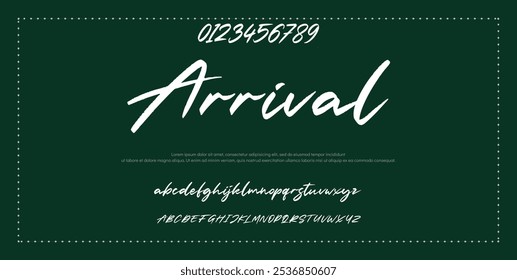 Signature Font Calligraphy Logotype Script Font Type Font lettering handwritten