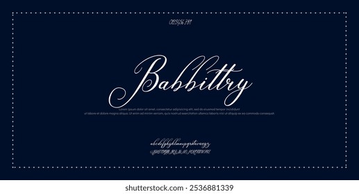 Signature Font Calligraphy Logotype Script Font Type Font lettering handwritten