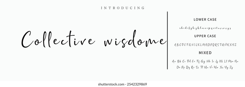 signature Font Calligraphy Logotype Script Brush Font Type Font lettering handwritten