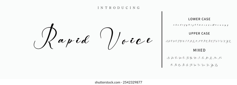 firma Caligrafía de fuentes Logotipo Script Pincel Tipo de fuente Letras de fuentes escritas a mano