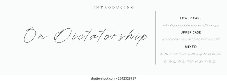 firma Caligrafía de fuentes Logotipo Script Pincel Tipo de fuente Letras de fuentes escritas a mano