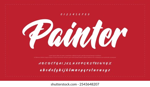 firma Caligrafía de fuentes Logotipo Script Pincel Tipo de fuente Letras de fuentes escritas a mano