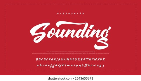 Signature Font Calligraphy Logotype Script Brush Font Type Font lettering handwritten