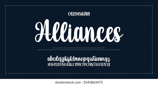 Signature Font Calligraphy Logotype Script Font Type Font lettering handwritten