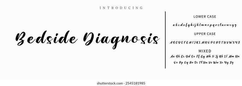 Signature Font Calligraphy Logotype Script Font Type Font lettering handwritten