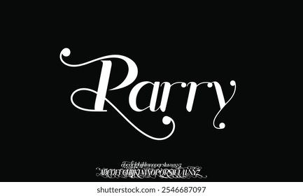 signature Font Calligraphy Logotype Script Brush Font Type Font lettering handwritten