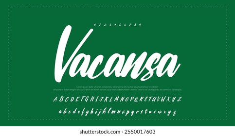 firma Caligrafía de fuentes Logotipo Script Pincel Tipo de fuente Letras de fuentes escritas a mano