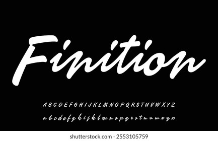 firma Caligrafía de fuentes Logotipo Script Pincel Tipo de fuente Letras de fuentes escritas a mano