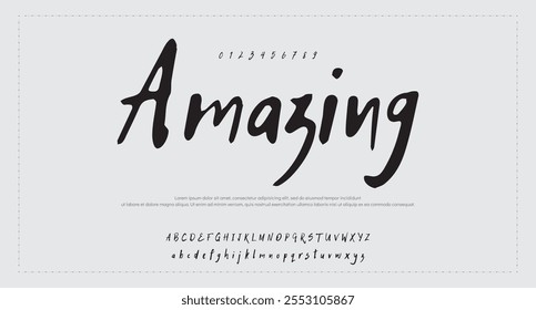 Signature Font Calligraphy Logotype Script Tipo de fuente Letras de fuentes escritas a mano