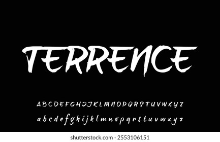 firma Caligrafía de fuentes Logotipo Script Pincel Tipo de fuente Letras de fuentes escritas a mano