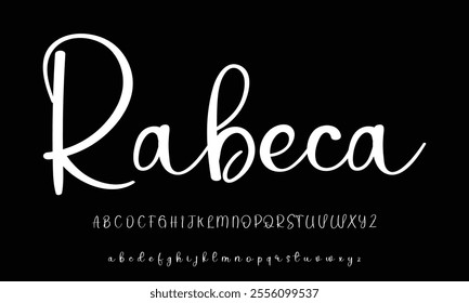 signature Font Calligraphy Logotype Script Brush Font Type Font lettering handwritten