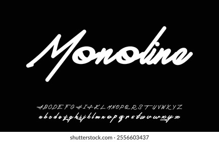 signature Font Calligraphy Logotype Script Brush Font Type Font lettering handwritten