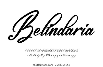 Signature Font Calligraphy Logotype Script Font Type Font lettering handwritten