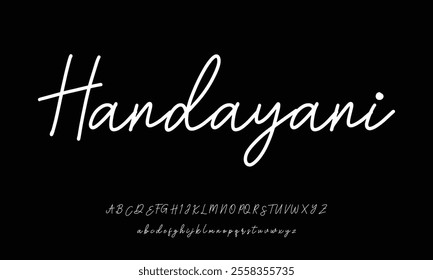 Signature Font Calligraphy Logotype Script Font Type Font lettering handwritten