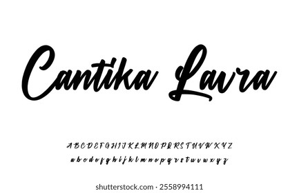 signature Font Calligraphy Logotype Script Brush Font Type Font lettering handwritten