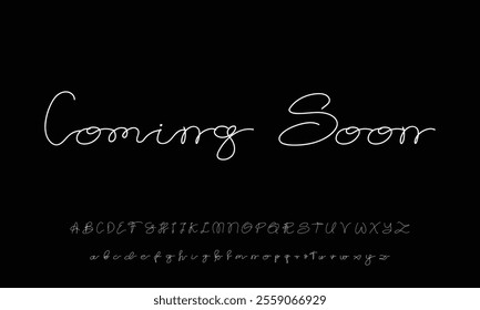 Signature Font Calligraphy Logotype Script Brush Font Type Font lettering handwritten