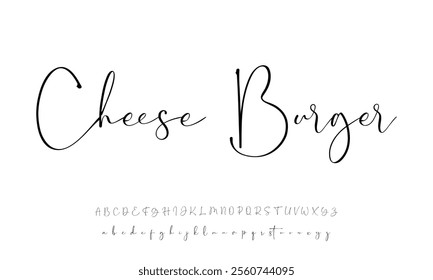 Signature Font Calligraphy Logotype Script Font Type Font lettering handwritten